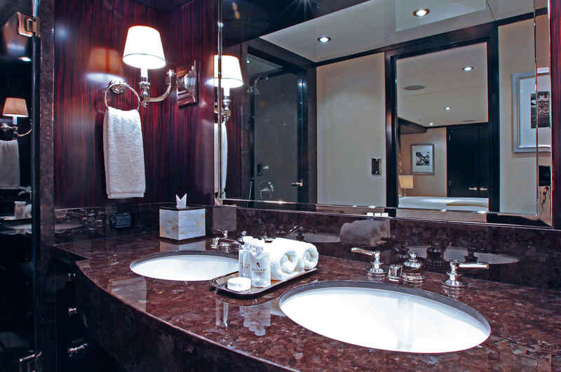 Yacht bathroom