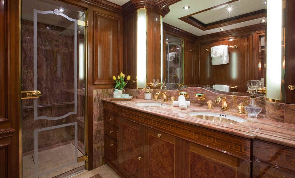 Yacht bathroom
