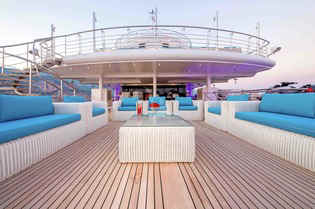 Moonlight yacht outdoor