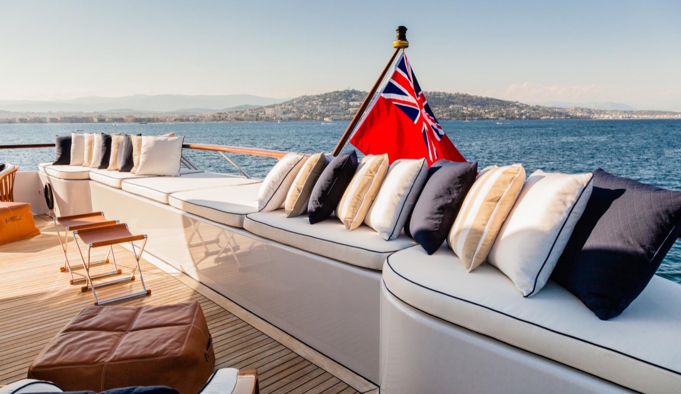 Yacht Flag outdoor deck